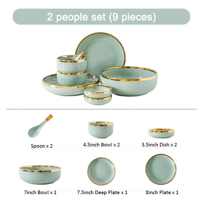 Ensemble 2 personnes 9 pièces