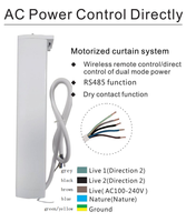 Moteur de rideaux intelligent MYQ de luxe à 5 fils, compatible Tuya WiFi, contrôle vocal via Alexa et Google Home Assistant, application, écologique, pour maison et bureau
