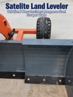 Alat Perata Tanah Pertanian Laser Traktor Genggam Kecil Swan, Peralatan Perataan Lahan Pertanian 2 Roda PWS230/PWS330