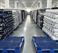 Vente directe Tissu satiné tissé de poids moyen, jacquard brossé, anti-boulochage, résistant à l'abrasion, 100% polyester, pour coussins et nappes