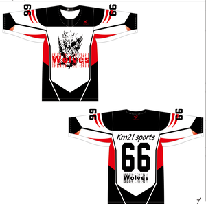 Latest Design Blank Embroidery Hockey Hoodie <strong>Custom</strong> Sublimation Ice Hockey <strong>Jerseys</strong> - Product Image 2