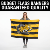 Drapeaux de fête personnalisés en impression par sublimation HD, écologiques, durables, imperméables pour la fête de l'Indépendance, taille personnalisée pour l'extérieur