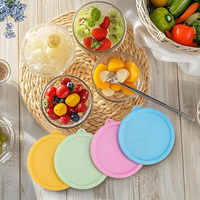 Couvercles de remplacement en silicone de qualité alimentaire pour bol en verre Pyrex et Anchor Hoking 1CUP/7202-PC