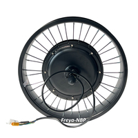 Kit de conversion de vélo électrique Fat Tire 20/26x4.0 48-72V2000W 170/190mm avec moteur de moyeu et contrôleur à ondes sinusoïdales double Hall 45A UKC1+