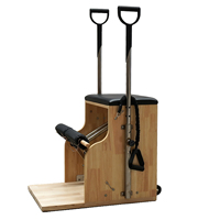 Silla de Pilates de Madera de Arce para Ejercicios, Estable, para Clases Privadas, Equipo Multifuncional Comercial para Entrenamiento en Interiores y en Casa