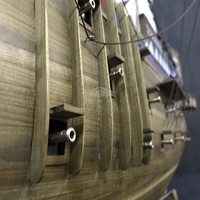 Modelo de Velero Hecho a Mano, Alta Calidad de Fabricación, Regalo Náutico Personalizado, Modelo de Velero OS de 100 cm