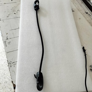 Ganchos de remolque, cuerda elástica de acero de 5 mm con gancho plano de 160 cm para uso en exteriores en kayak - Product Image 2