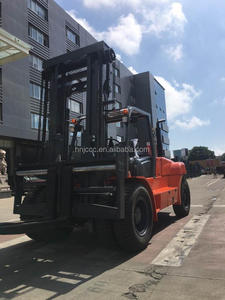 10 Ton carrello elevatore diesel con pneumatico elettrico idraulico pneumatico 1370mm forcella lunghezza 3m altezza di sollevamento prezzo all'ingrosso per la vendita - Product Image 4