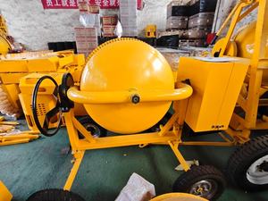 China Hersteller Diesel Mini Betonmischer 350L Selbst laden mit Motor & Pumpe Manuelle Entladung für den Bau - Product Image 4