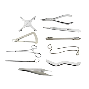 Kit Profesional de Instrumentos Quirúrgicos Dentales Debonairii, Herramientas de Acero Inoxidable para Cirugía de Implantes Orales y Disección, Proveedor Mayorista - Product Image 1