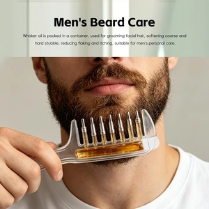 Peigne transparent portable pour racines de cheveux, applicateur de liquide, peigne de massage du cuir chevelu, brosse pour huile capillaire et sérum, outil de soin des cheveux anti-fuite - Product Image 3