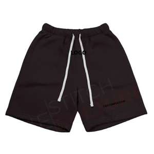 กางเกงขาสั้นผู้ชายแบบสั่งทำพิเศษ ผ้าฝ้ายฟลีซ 100% คุณภาพสูง พิมพ์ลาย Real Tree แบบสกรีน กางเกงบ็อกเซอร์ทรงสเวตเตอร์ เอวยางยืดสองชั้น - Product Image 3