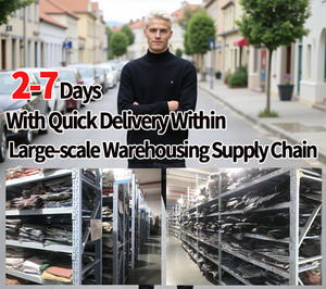 2025 automne-hiver Style peigné filature épaissi 100% laine hommes pull brodé Logo chaud tricoté tissu lavable en Machine - Product Image 6