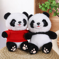 Jouets Songshan : Peluches personnalisées en promotion, 25 cm, avec logo par sublimation, t-shirts en peluche, peluches OEM, jouet panda en peluche, cadeau pour enfants