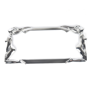 Hình Dạng Tùy Chỉnh Sexy Cô Gái Chrome Tấm Kẽm Hợp Kim Giấy Phép Tấm Khung Thời Trang Vui Tự Động Tấm Khung - Product Image 1