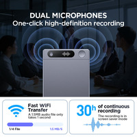 Enregistreur vocal IA en gros avec programmation de micrologiciel personnalisée, suppression du bruit, longue autonomie, personnalisation OEM ODM