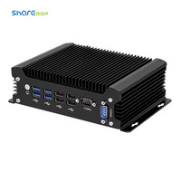 Sharerdp Intel Core I3 I5 12.ª Generación 1215U 1235U 2 Puertos LAN Barebone Firewall Computadora Industrial Integrada Mini PC Sin Ventilador