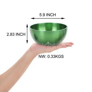 Ciotole musicali sintonizzate 684 HZ F5 Note 5.9 pollici di terapia di frequenza Schumann per il bagno di guarigione del suono ideale per la meditazione Yoga - Product Image 2