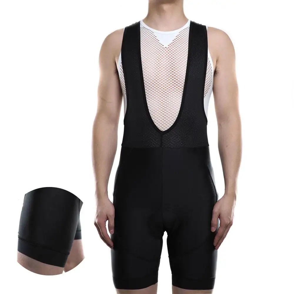 Babero acolchado de alta calidad para montar en bicicleta, pantalones cortos de ciclismo para hombre, pantalones con pechera para bicicleta, ropa de ciclismo, medias acolchadas 3D