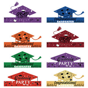 <span class=keywords><strong>Gorro</strong></span> de graduación de papel en forma de corazón divertido Nueva temporada Campus Party Photo Props Accesorio decorativo para la temporada de Graduación - Product Image 3