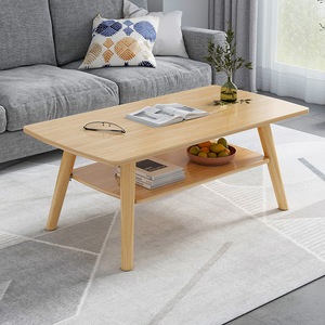 Faux Marble Coffee <b>Table</b> Oval With Shelf Modern Living Room Sofa Side <b>Table</b> - Product Image 2