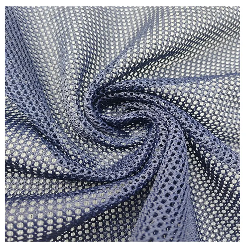 Manufacturer DTY autumn-moon mesh polyester tulle net mesh factory uniform for vest material
