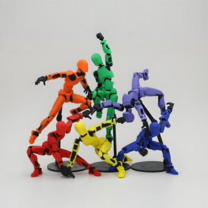 <span class=keywords><strong>Titan</strong></span> 13 Action Figure Robot Dummy, Set di 13 Action Figure Stampate in 3D Multi-Articolate - Product Image 1