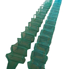 Ống Dài 3.2M Lưới Nylon Lưới Câu Cá GẤP LƯỚI Bắt Lươn Tôm Cua Cá Bẫy Lồng Lồng Dụng Cụ Câu Cá Bánh Răng - Product Image 1