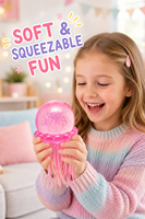 Jouets sensoriels anti-stress à remontée lente en forme de méduse et pieuvre, animaux marins à presser, vente en gros
