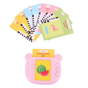 Cartes flash éducatives bilingues multilingues XDT pour les enfants de 4 à 6 ans, couleurs bleu/jaune/rose, fabriquées en Chine - Product Image 3