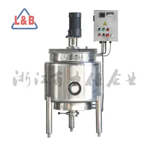 Industry Stainless Steel Jacketed Heating Mixing Tank Cooking Kettle for Resin