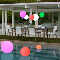 Lampe Solaire LED Colorée en Forme de Boule, Étanche IP65, pour Intérieur/Extérieur, Noël, Plage, Paysage, Jardin, Ambiance, Éclairage de Pelouse
