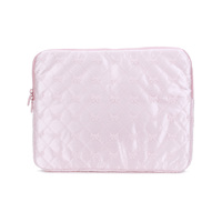 Funda para Portátil con Lazo Bordado de Encaje para 13-14 Pulgadas, Bolsa para Computadora con Sensación de PU Agradable al Tacto, Resistente a Arañazos con Forro de Terciopelo