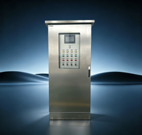 Boîte de distribution PLC à double porte en acier inoxydable SS304 SS316, étanche IP66 pour l'extérieur, pour le contrôle de l'automatisation