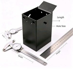 Boîte de contrôle murale en acier LEITE avec couvercle rabattable, armoire en tôle <span class=keywords><strong>sur</strong></span> mesure - Product Image 4