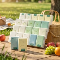 Tisu Saku Keren dan Praktis, Lembut Bebas Debu, Grosir Pabrik, Tisu Saku Origami Model Dompet