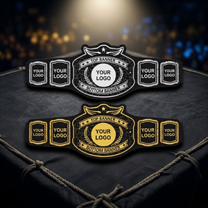 Pro Wrestling Belt Smackdown Tag Team Championship Correa Acero inoxidable Unisex Samurai Boxing Jiu-Jitsu Taekwondo - Product Image 3