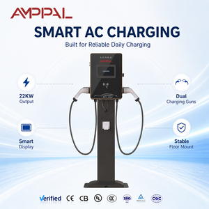 AMPPAL 22KW Nouvelle Génération Chargeur Intelligent OCPP Mode 3 Niveau 2 CE IP55 pour <span class=keywords><strong>Voiture</strong></span> Électrique – Station <span class=keywords><strong>de</strong></span> <span class=keywords><strong>Recharge</strong></span> Domestique et Commerciale - Product Image 3