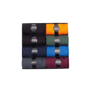 Chaussettes habillées de luxe en bambou Db pour hommes, motif jacquard, semelle chauffante, style professionnel, taille 8-11.5, matière Spandex - Product Image 1