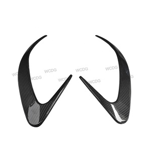 Parachoques trasero de fibra de carbono Canards para <span class=keywords><strong>Mercedes</strong></span> <span class=keywords><strong>Benz</strong></span> <span class=keywords><strong>CLS</strong></span> clase W218 CLS63 CLS400 500 550 <span class=keywords><strong>AMG</strong></span> 2015-2019 alerón divisor trasero aletas - Product Image 2