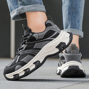 รองเท้าทำงานผู้ชายแบบสวม ป้องกันการลื่น น้ำหนักเบา รองรับแรงกระแทก รองเท้าผ้าใบกันลื่นเพื่อความสบายในชีวิตประจำวัน - Product Image 2