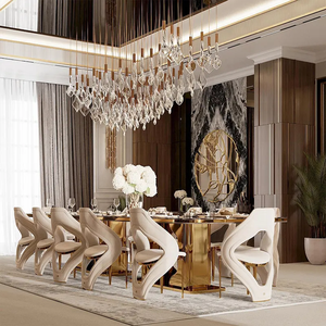 High end di lusso con schienale alto sedie beige sedia singola sedia <span class=keywords><strong>da</strong></span> pranzo artistica villa <span class=keywords><strong>soggiorno</strong></span> sala <span class=keywords><strong>da</strong></span> pranzo <span class=keywords><strong>mobili</strong></span> - Product Image 2