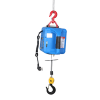 Treuil électrique de 500 kg avec télécommande sans fil, 110/120 volts, treuil électrique portable, 16 pi/min