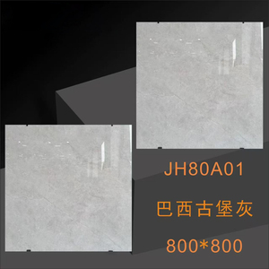 אריחי קרמיקה מלוטשים ידידותיים לסביבה, דמויי שיש, לא רעילים, מודרניים, עמידים בפני שחיקה, לשימוש פנים/חוץ, 800x800 מ\"מ, <0.5% מים - Product Image 1