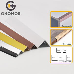 Accetta la personalizzazione del bordo dell'armadio in vinile e le protezioni <span class=keywords><strong>angolari</strong></span> in <span class=keywords><strong>alluminio</strong></span> oro rosa argento scanalatura angolo muro di protezione del bordo - Product Image 4