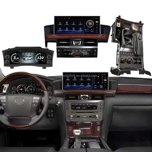 Kit de rétrofit automobile, lecteur multimédia Android 12,3 pouces, tableau de bord numérique, mise à niveau du panneau central pour Lexus LX570 2008-2015 - Product Image 1
