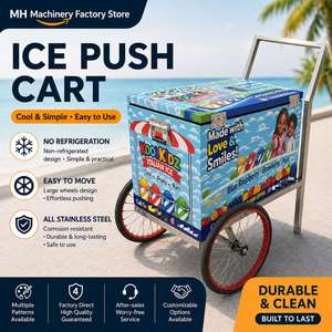 Venta caliente Helado Carro Remolque Camión de comida móvil <span class=keywords><strong>Mini</strong></span> tienda comercial Coche para la venta Italiano Gelato Cart Congelador - Product Image 1