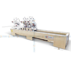 Eworld 4-Kopf Halbautomatische Motorisierte PVC-Fensterfertigungsmaschine 4500W 220V/380V Einfach zu Bedienen für UPVC/PVC-Fenster - Product Image 4