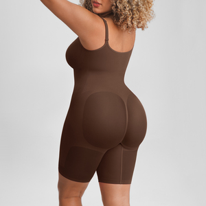 Bodysuit Shapewear Tanpa Jahitan Resleting Tersembunyi Grosir, Pengontrol Perut, Pengangkat Bokong, Tali Dapat Disesuaikan, Combinaison Femme - Product Image 3