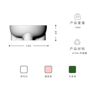 קערת אוכל לחיות מחמד מנירוסטה, עמידה בפני התהפכות, נגד החלקה, ניתנת להסרה לניקוי, קערת חתולים וכלבים, במבצע חם בסיטונאות - Product Image 6